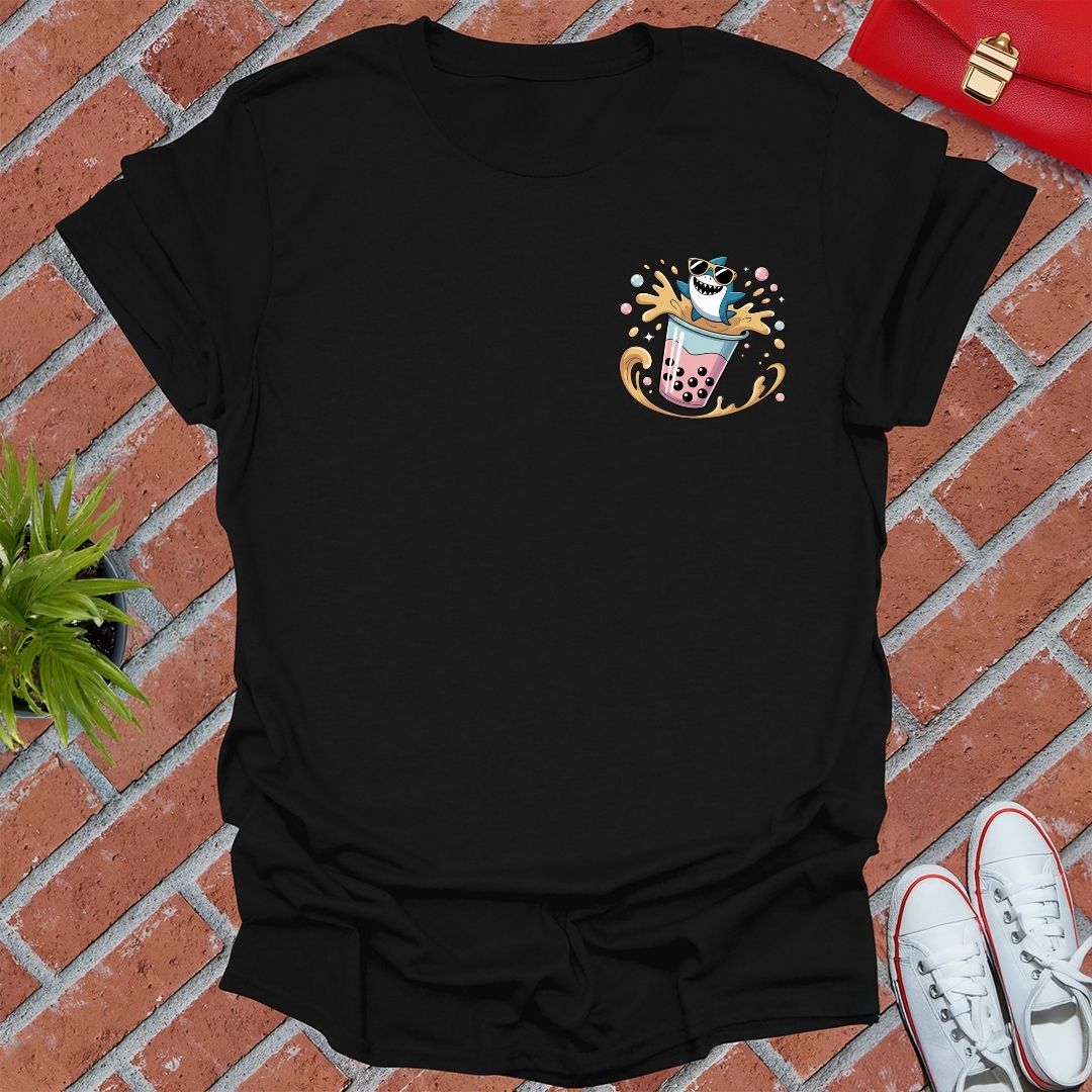 Bite Me Boba Shark T-Shirt