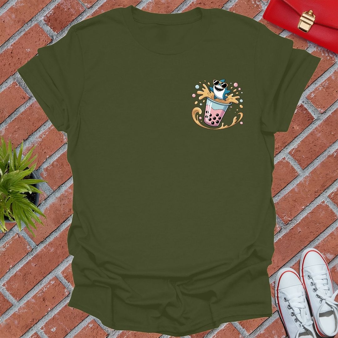 Bite Me Boba Shark T-Shirt