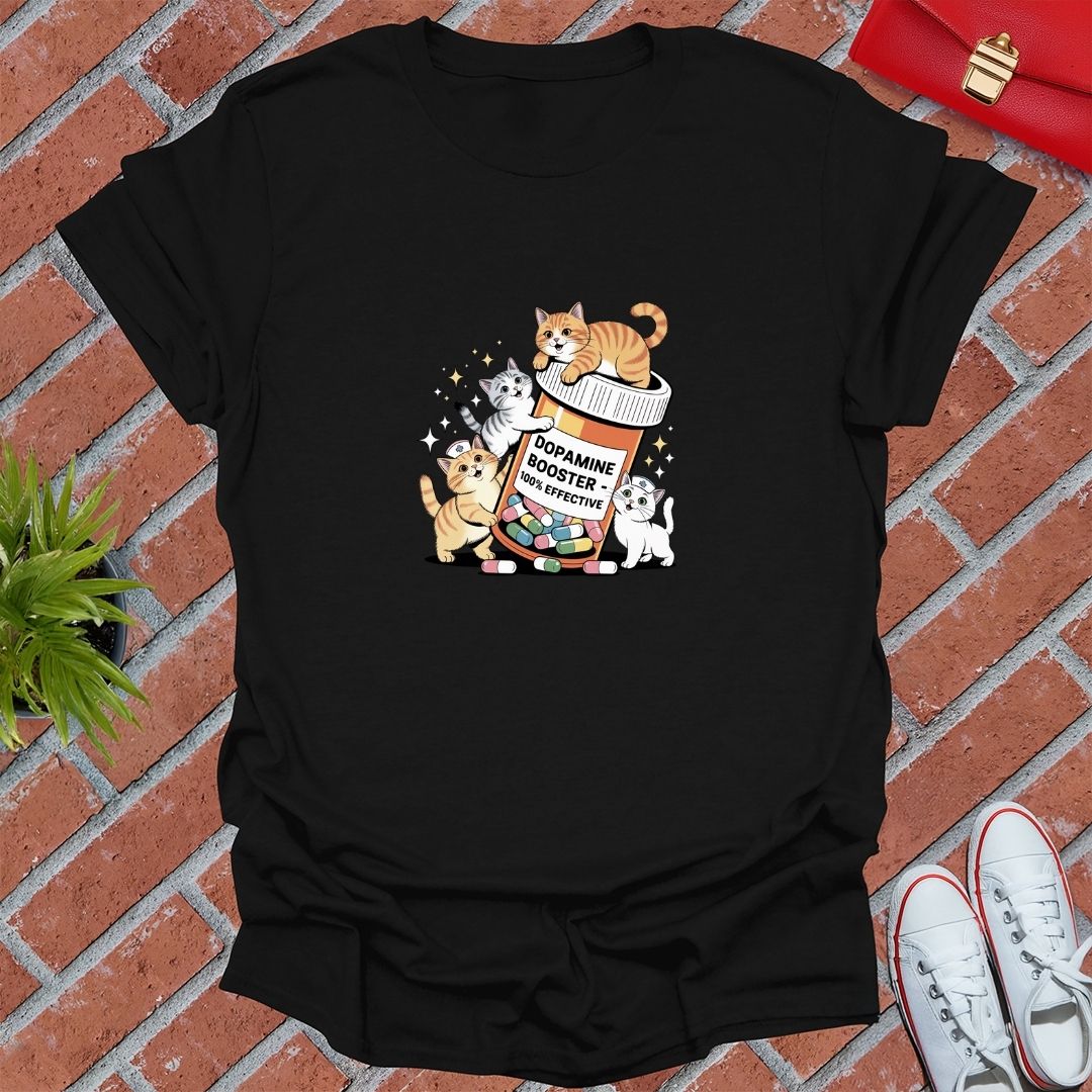 Dopamine Booster Cats T-Shirt