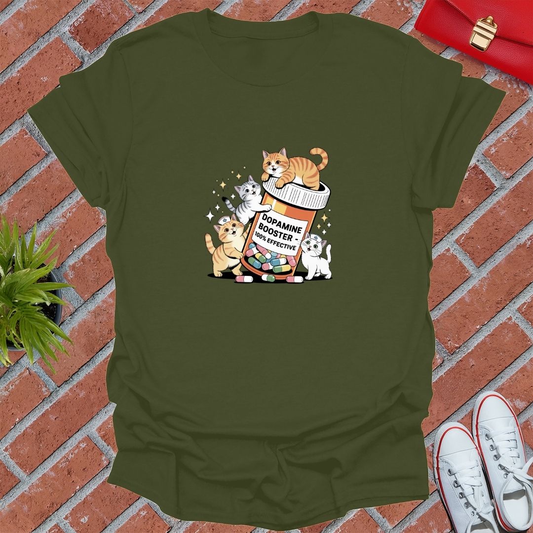 Dopamine Booster Cats T-Shirt