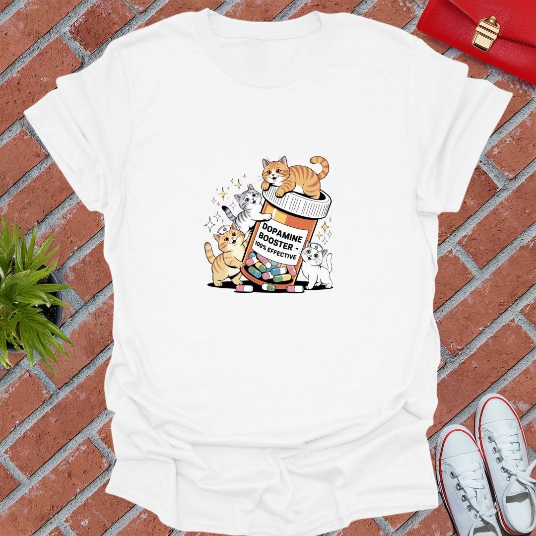 Dopamine Booster Cats T-Shirt