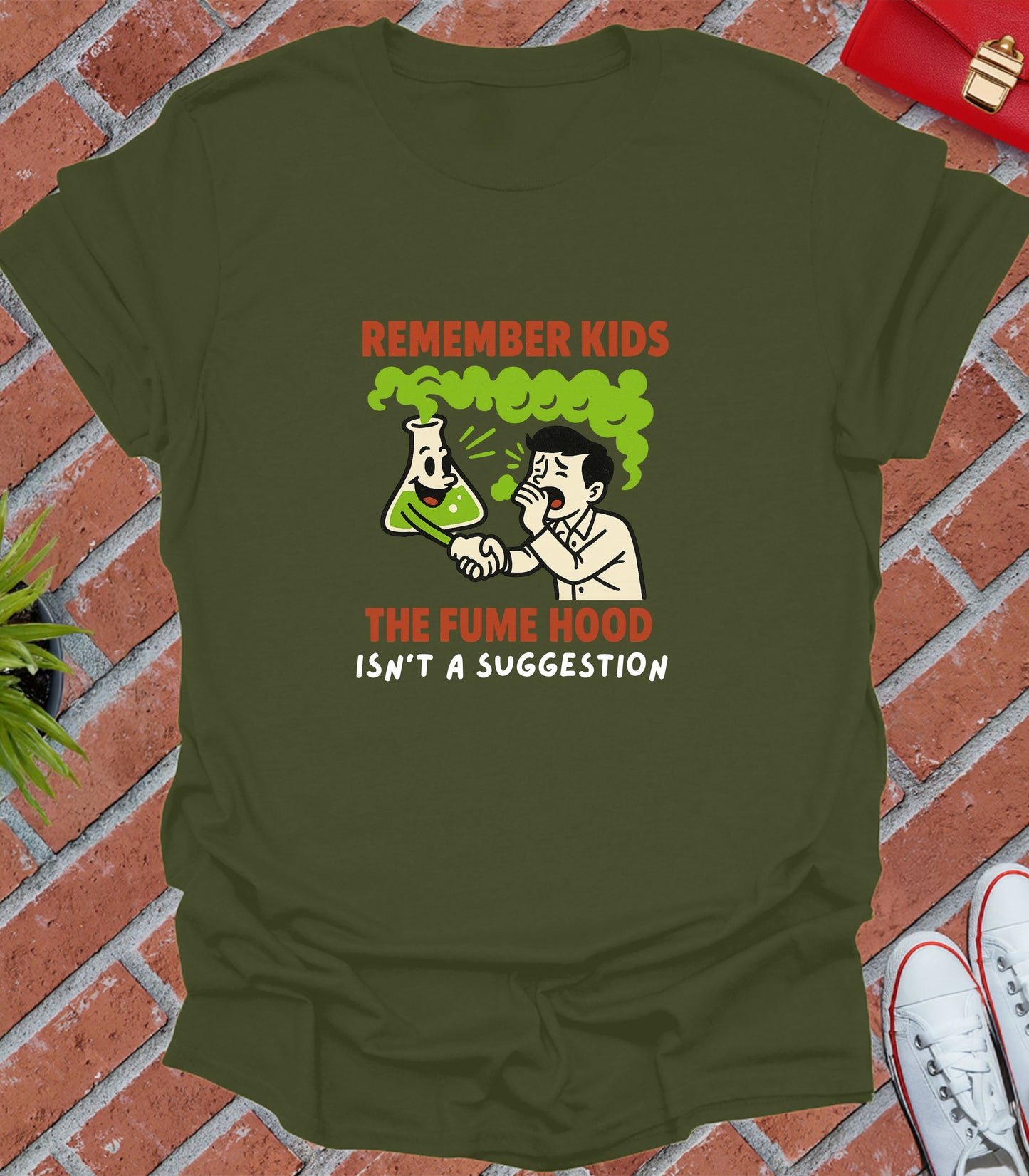 Remember kids the fume hood isn't a suggestion