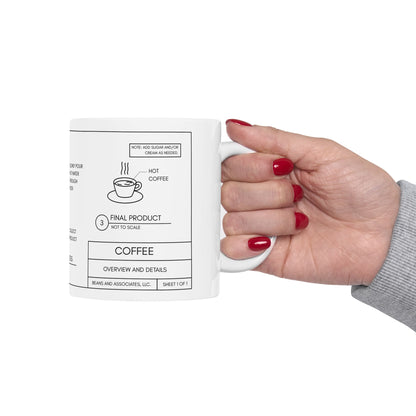 Kombucha Blueprint Mug