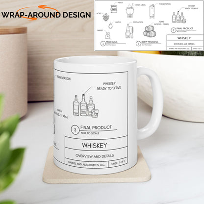 Whiskey Blueprint Mug
