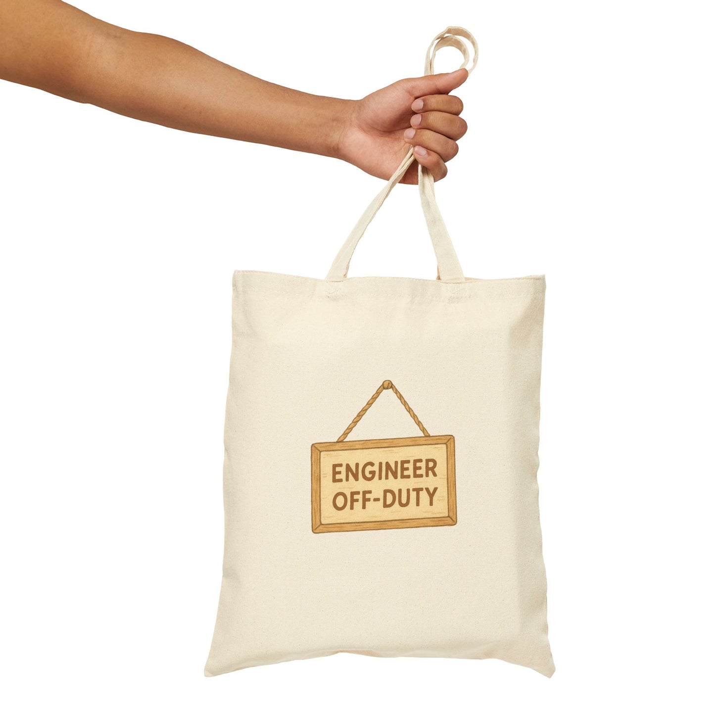 Engineer Off-Duty Cotton Canvas Tote Bag