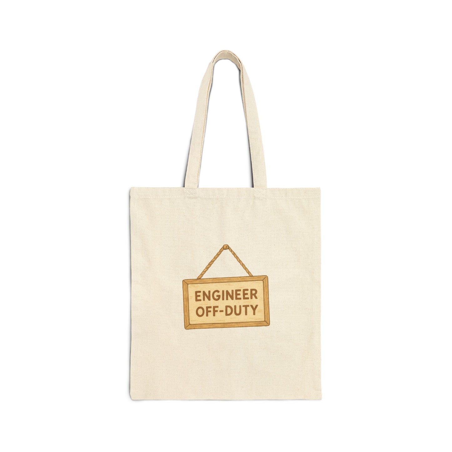 Engineer Off-Duty Cotton Canvas Tote Bag