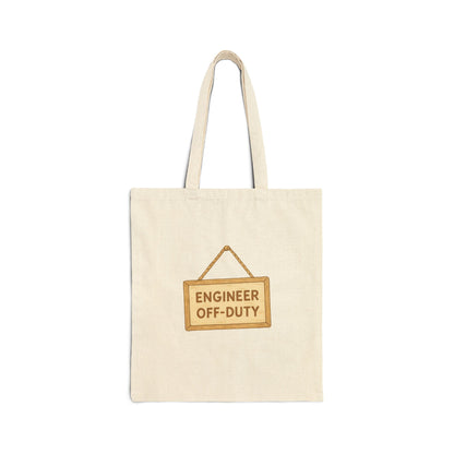 Engineer Off-Duty Cotton Canvas Tote Bag