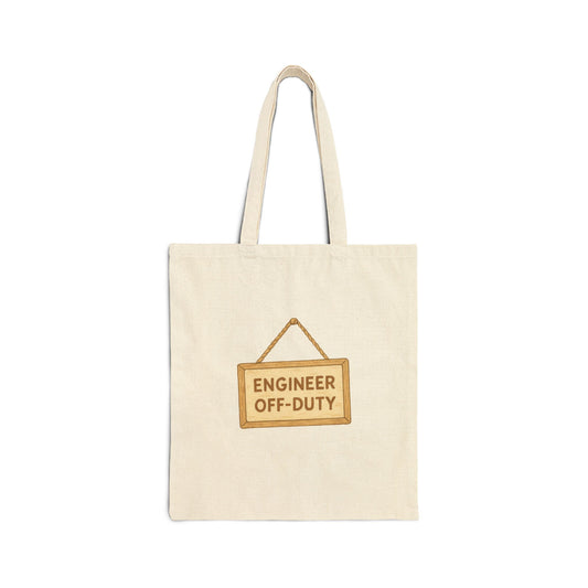 Engineer Off-Duty Cotton Canvas Tote Bag