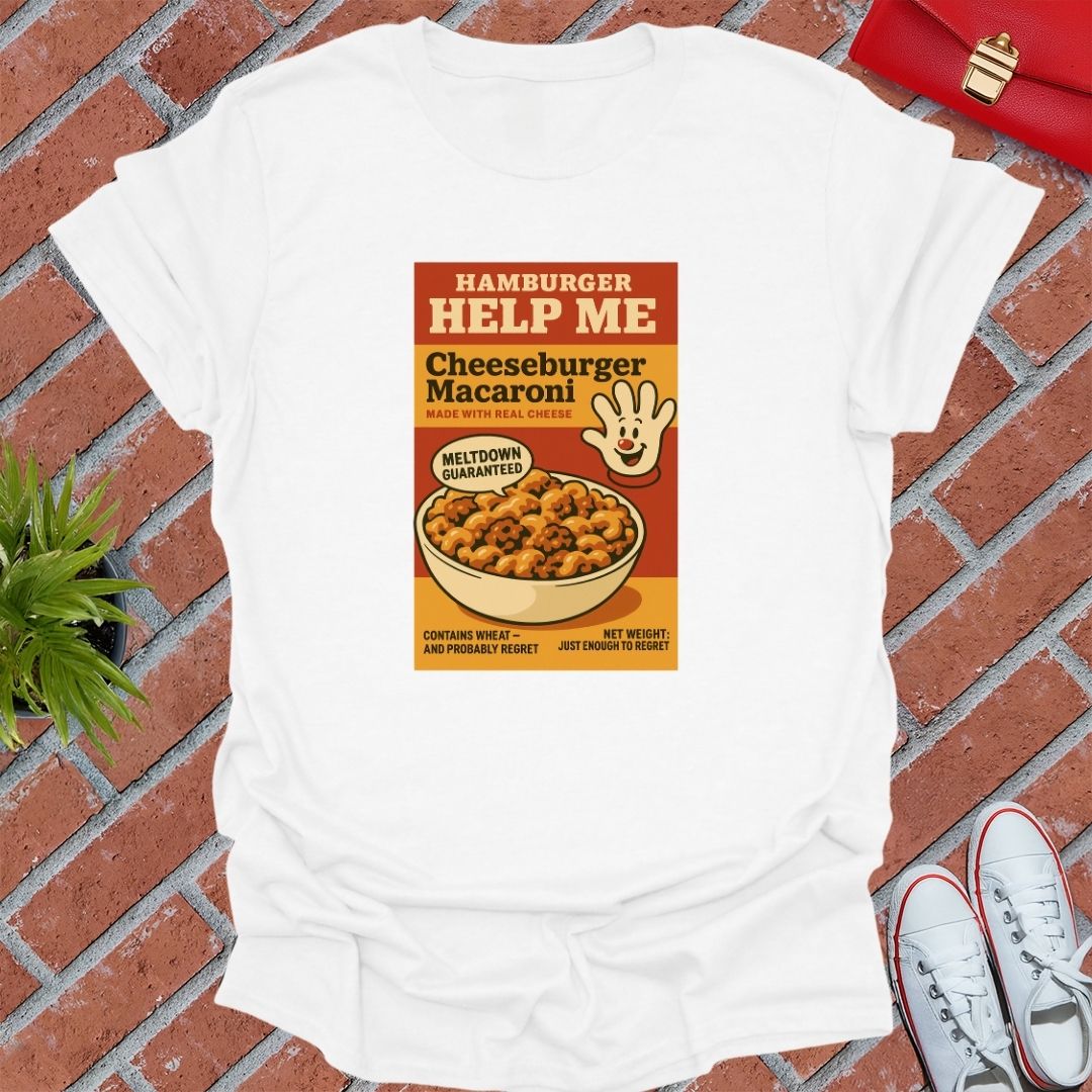 Hamburger Help Me T-Shirt