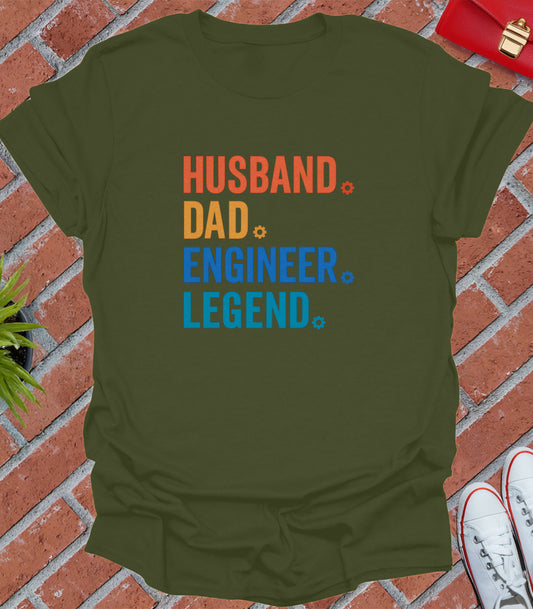 Husband dad engineer legend
