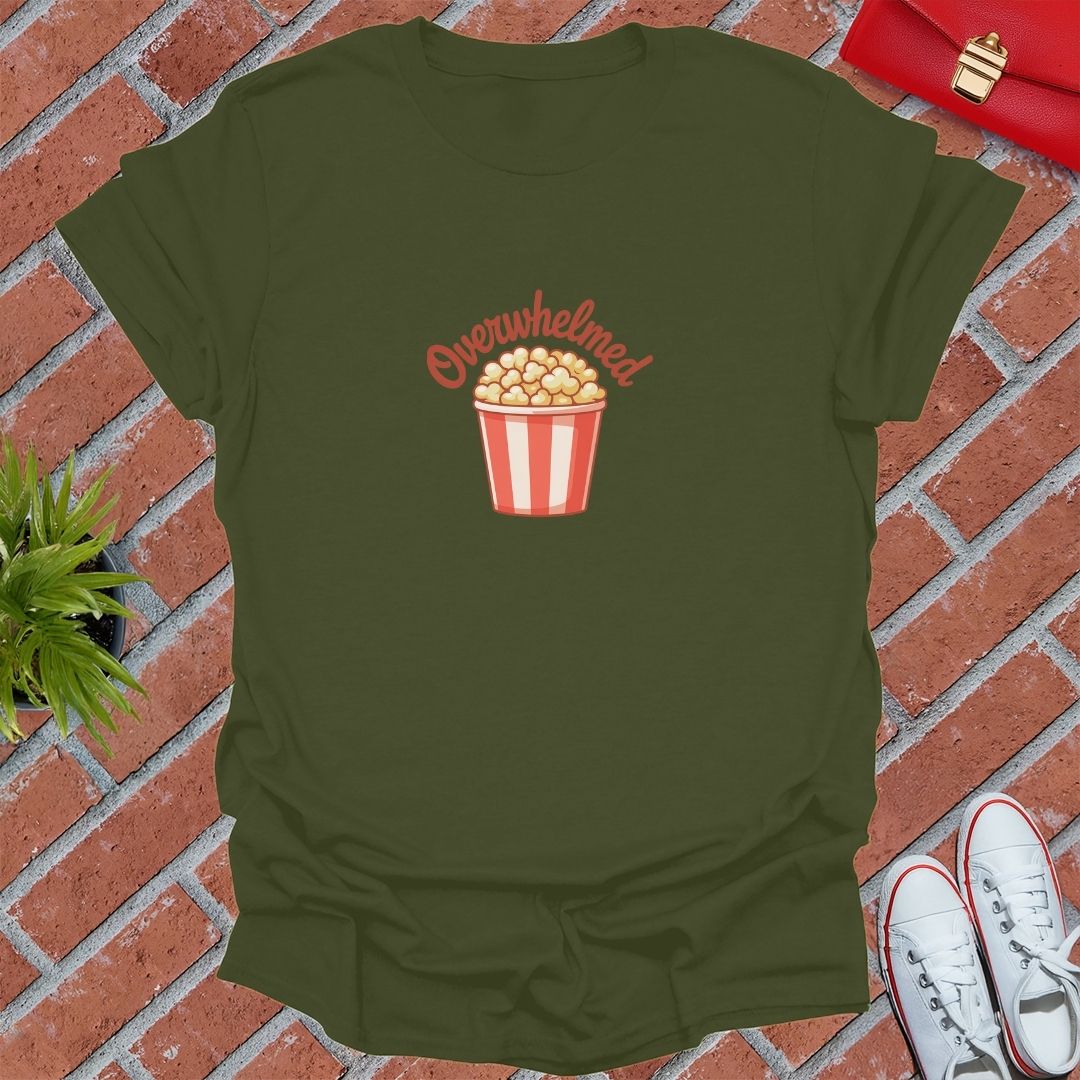 Overbooked Popcorn Edition T-Shirt
