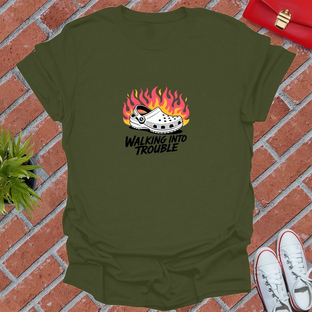 Walking Into Trouble T-Shirt